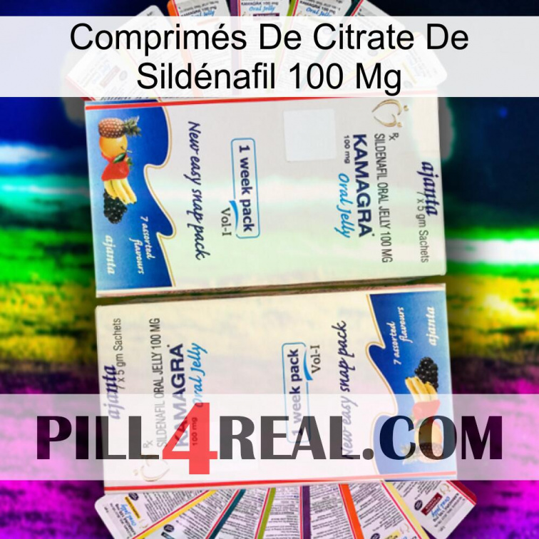 Comprimés De Citrate De Sildénafil 100 Mg kamagra1